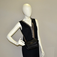 Farfouillette Shoulder Bag in Leather 6957 Khaki