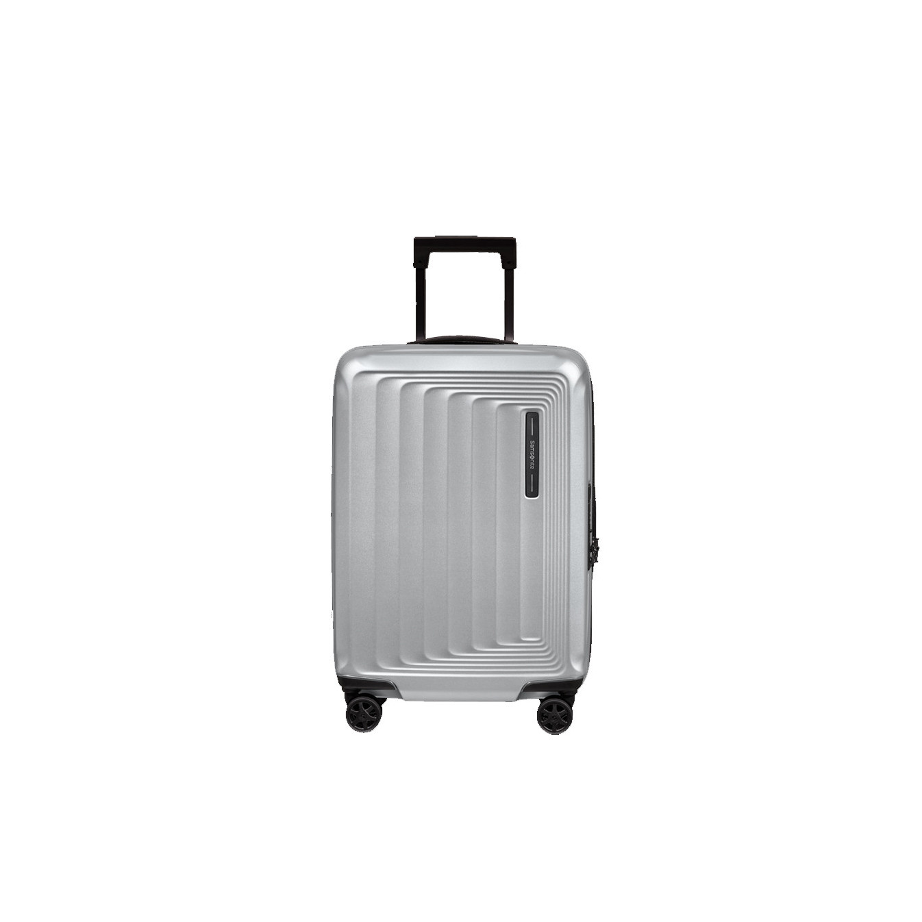 Samsonite Nuon Carry-On Expandable 55 cm 4 Wheels Silver Metal