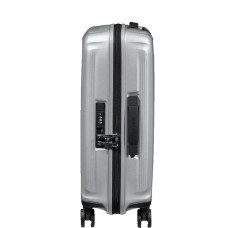 Samsonite Nuon Carry-On Expandable 55 cm 4 Wheels Silver Metal