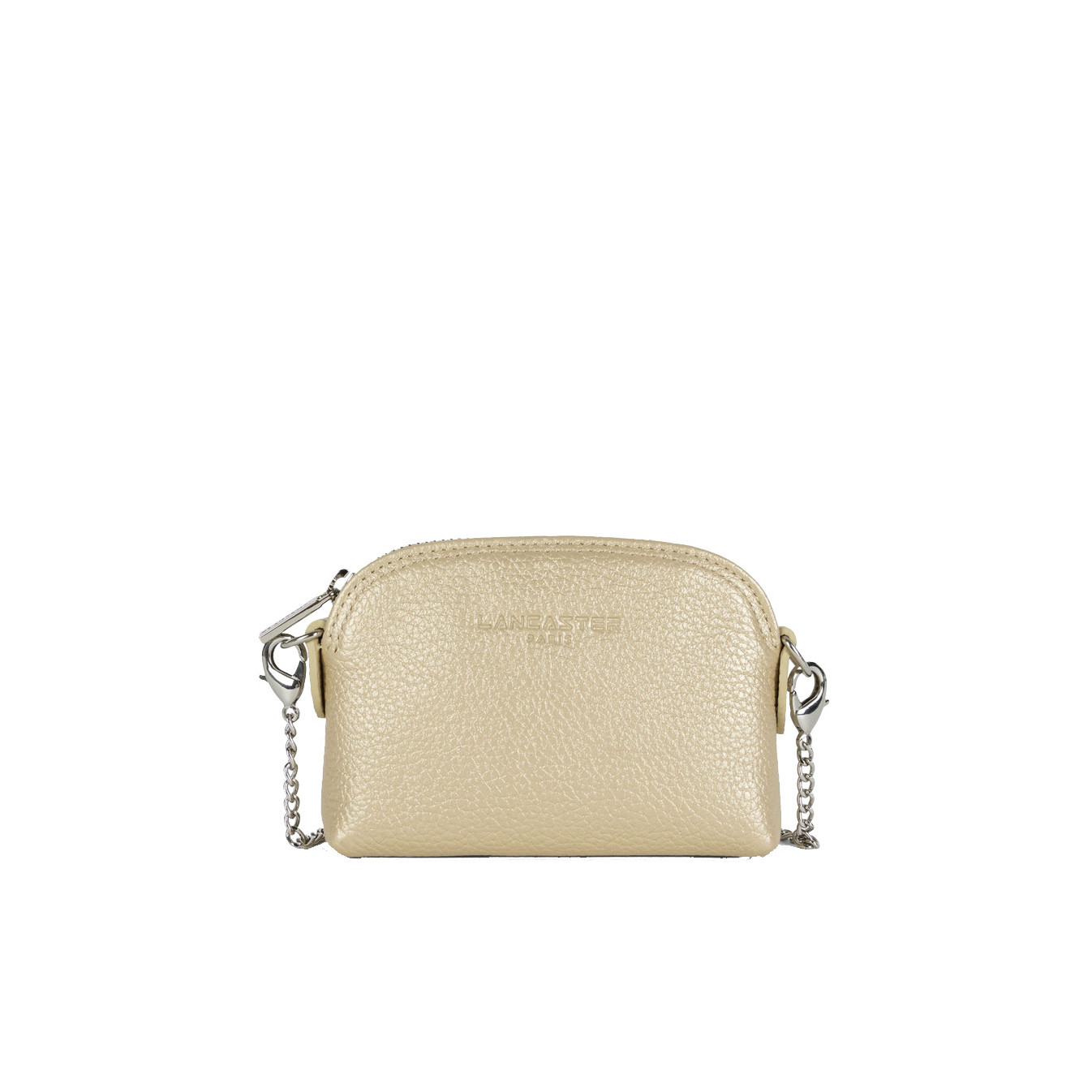 Lancaster Foulonne Double Coin Purse 170-28 Pale Gold