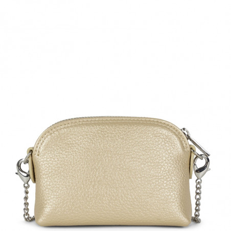 Lancaster Foulonne Double Coin Purse 170-28 Pale Gold