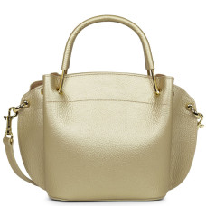 Lancaster Foulonne Double Handbag Louisa 470-18 Pale Gold In Nude