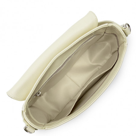 Lancaster Foulonne Pia Sac Trotteur À Rabat 547-67 Beige Iguane ouvert