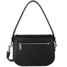 Lancaster Foulonne Pia Trotter Bag with Flap 547-67 Black