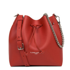 Lancaster Pure & Element City Small Bucket Bag Crossbody 423-38 Red...
