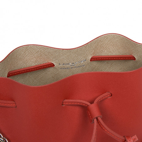 Lancaster Pure & Element City Small Bucket Bag Crossbody 423-38 Red...