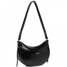 Lancaster Suave Ace Demi-Moon Bag 433-28 Black