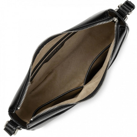 Lancaster Suave Ace Demi-Moon Bag 433-28 Black