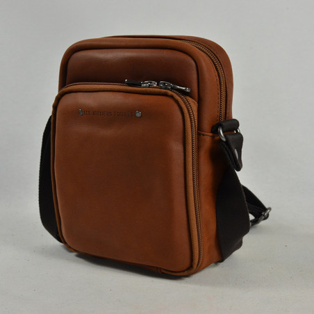 Ateliers Fourès Baroudeur Pouch Double Compartment F9403 Tawny