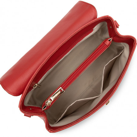 Lancaster Milano Sac A Main 547-55 Rouge ouvert