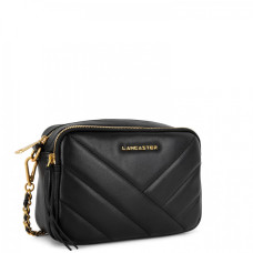 Lancaster Soft Quilted Crossbody Bag 530-22 Black