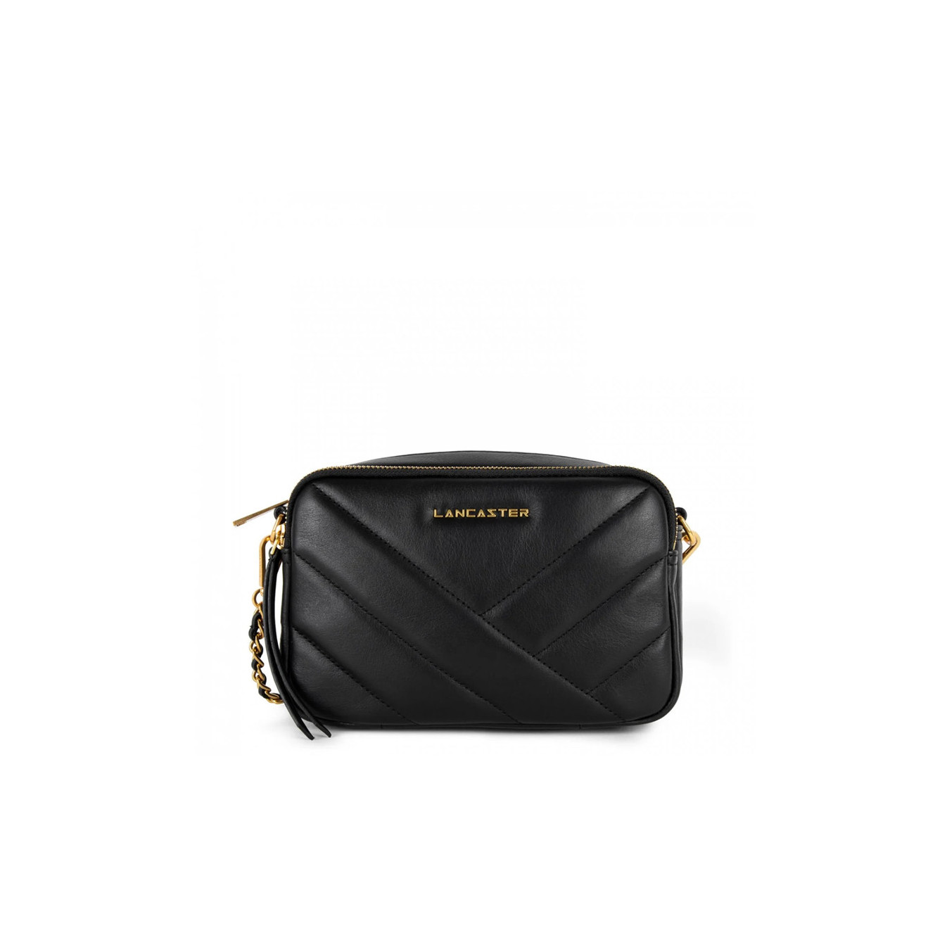 Lancaster Soft Quilted Crossbody Bag 530-22 Black