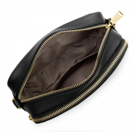 Lancaster Soft Quilted Crossbody Bag 530-22 Black