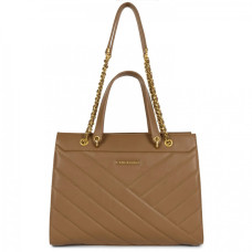 Lancaster Soft Quilted Tote Bag 530-25 Camel