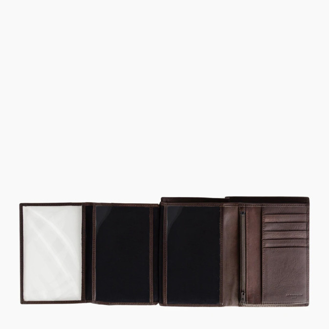 Portefeuille Cuir LE TANNEUR Bleu - Occasion En Parfait État - Pour Femme
