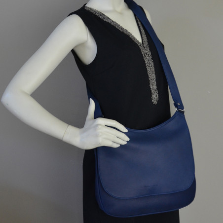 les Ateliers Fourès Baroudeuse Sac Besace B311 Ocean face