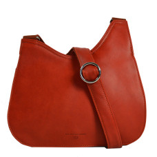 Fourès Workshops Artémis B311 Confite Orange Haversack Satchel