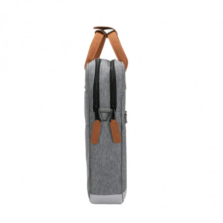 Cabaïa Messenger New York Sac Ordinateur 14" Gris coté