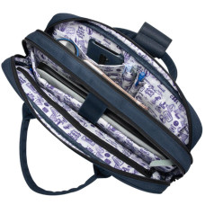 Cabaïa Messenger Reykjavik Sac Ordinateur 14" Marine ouvert