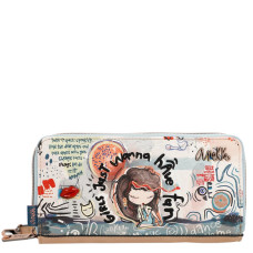 Anekke Fun Zippered All-in-One Wallet Multi