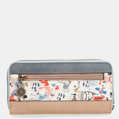 Anekke Fun Zippered All-in-One Wallet Multi