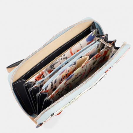 Anekke Fun Zippered All-in-One Wallet Multi