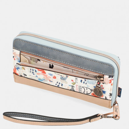 Anekke Fun Zippered All-in-One Wallet Multi