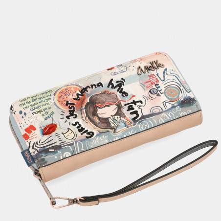 Anekke Fun Zippered All-in-One Wallet Multi