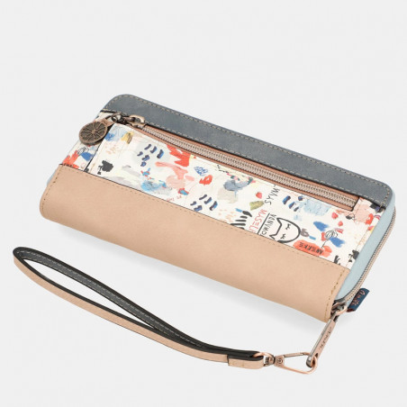 Anekke Fun Zippered All-in-One Wallet Multi