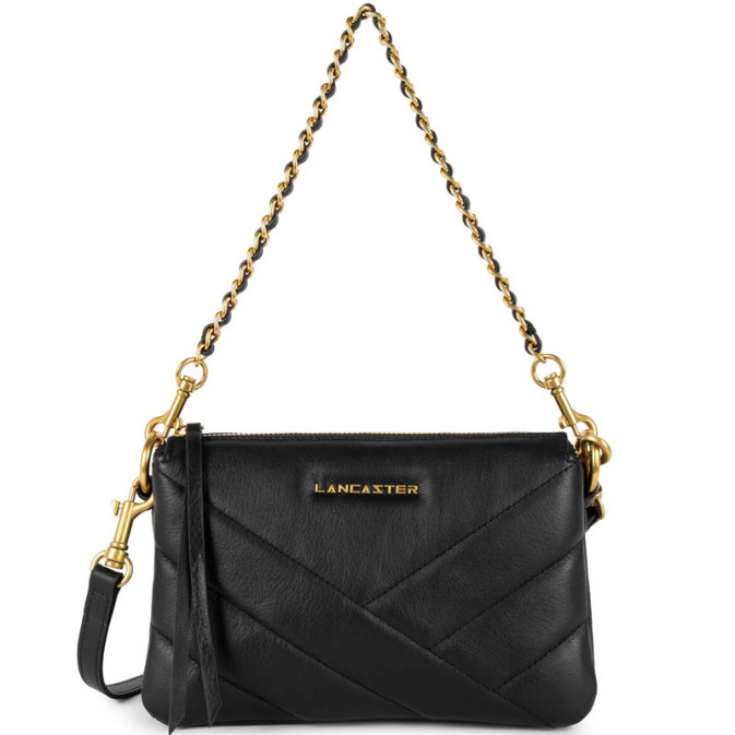 Lancaster Soft Quilted Tote Bag 530-23 Black