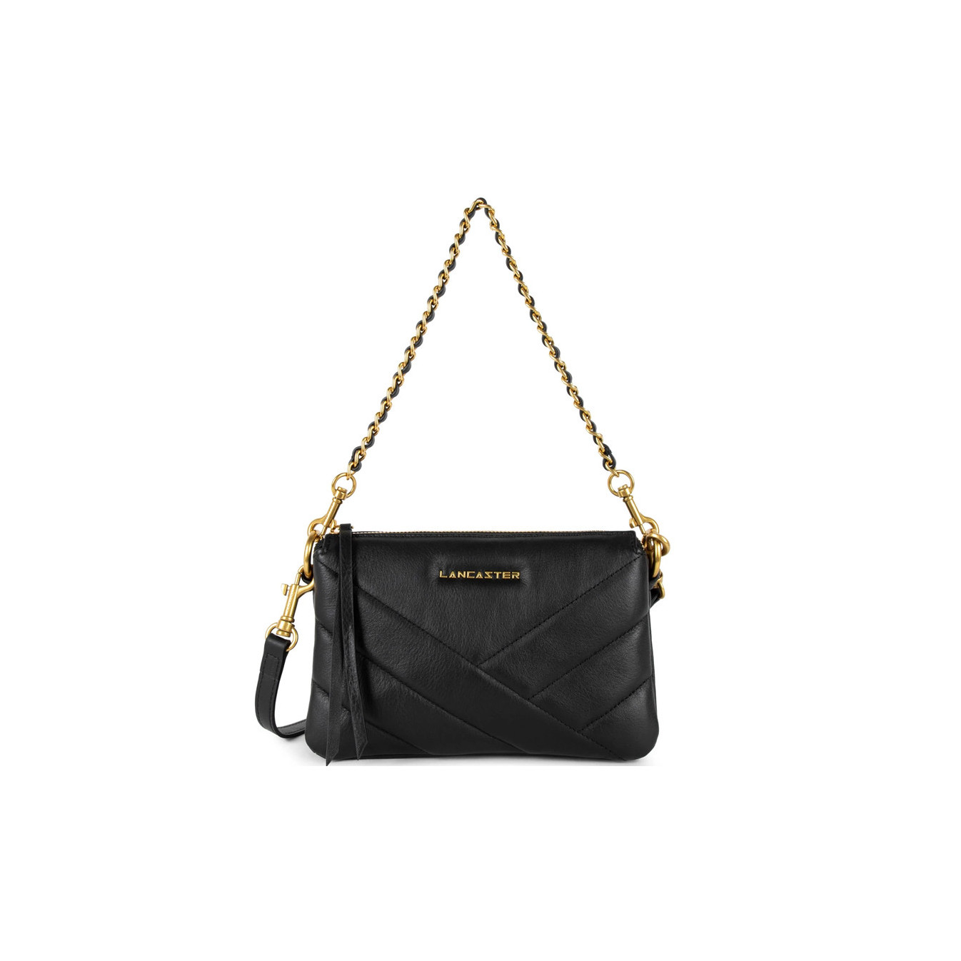 Lancaster Soft Quilted Tote Bag 530-23 Black