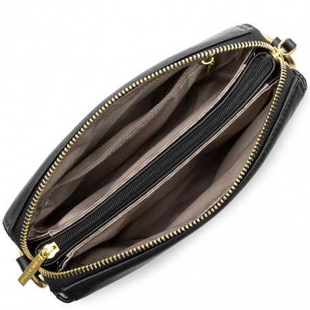 Lancaster Soft Quilted Tote Bag 530-23 Black