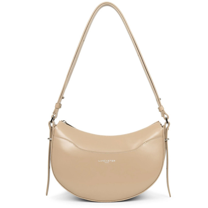 Lancaster Suave Ace Demi Lune Bag 433-28 Nude