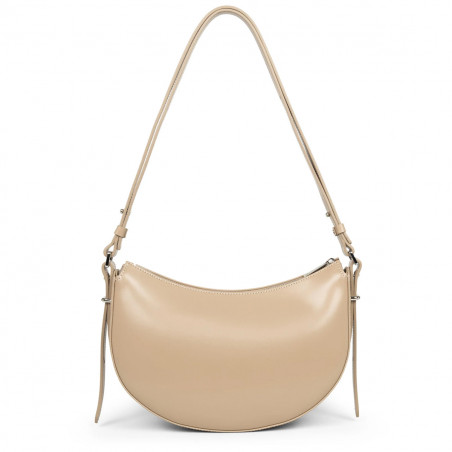 Lancaster Suave Ace Demi Lune Bag 433-28 Nude