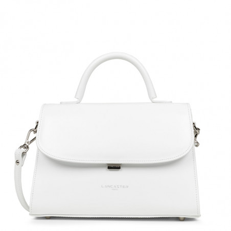 Lancaster Suave Even Sac à Main Cuir 433-17 Blanc