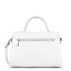 Lancaster Suave Even Sac à Main Cuir 433-17 Blanc dos