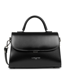 Lancaster Suave Even Leather Handbag 433-17 Black