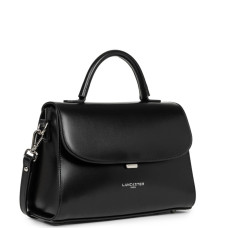 Lancaster Suave Even Leather Handbag 433-17 Black