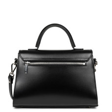 Lancaster Suave Even Leather Handbag 433-17 Black