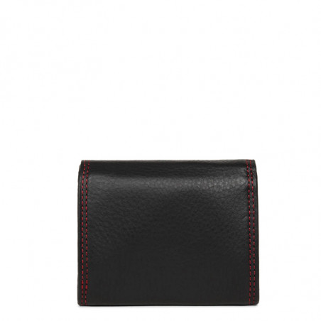 Lancaster Soft Vintage Men's Wallet 120-10 Black Red