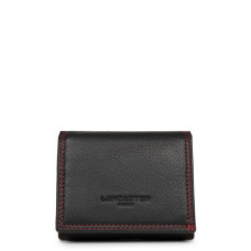 Lancaster Soft Vintage Men's Wallet 120-10 Black Red