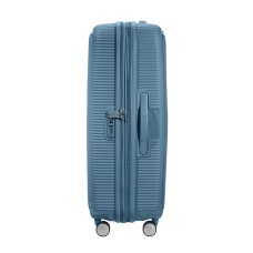 American Tourister Sound Box 77 cm 4-Wheel Trolley Suitcase Stone Blue