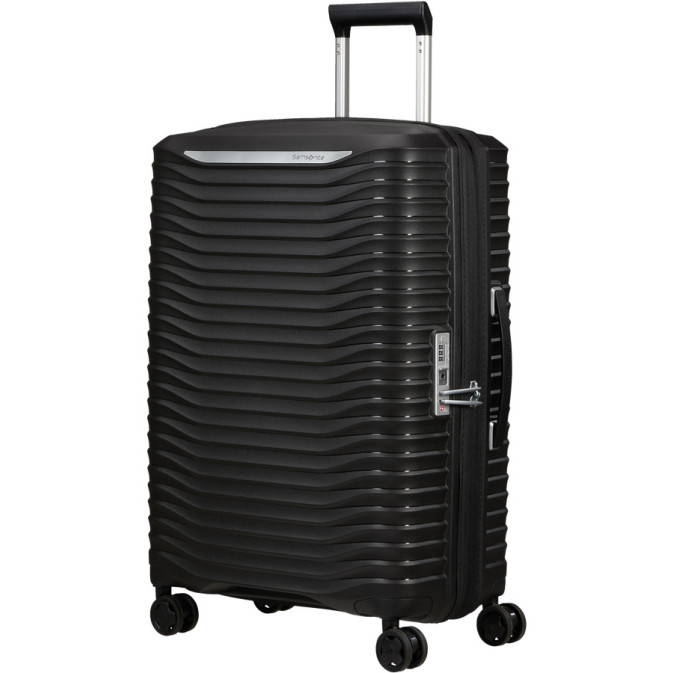 Samsonite Upscape Extendable 4-Wheel Suitcase 68cm Black