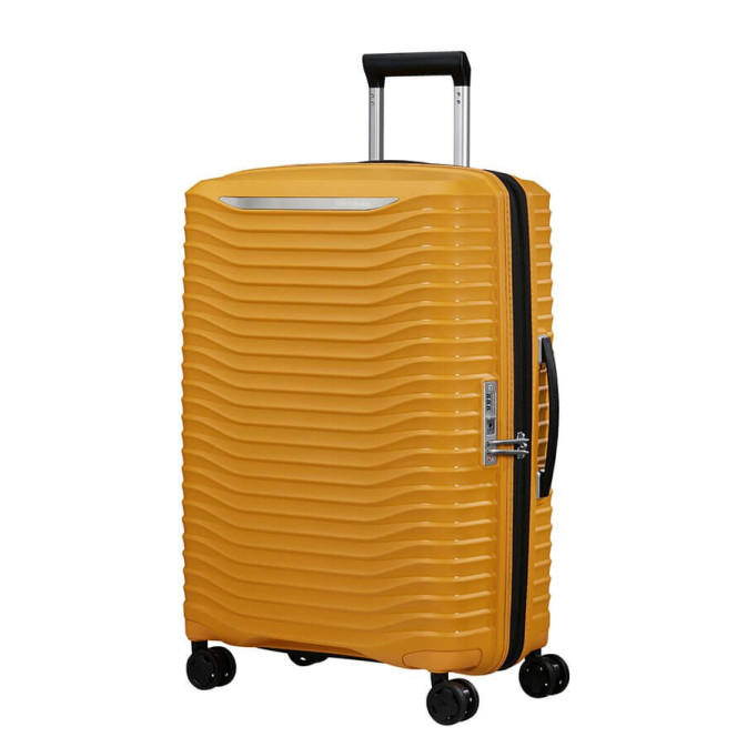 Samsonite Upscape Extendable 4-Wheel Suitcase 68cm Yellow