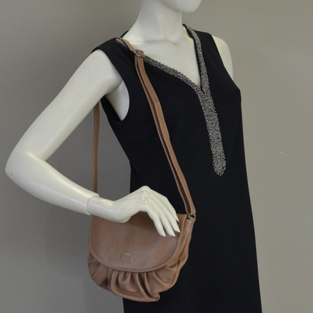 Biba Liberty Demi Lune Trotteur Bag LIB1L Taupe