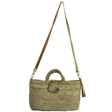 Virginie Darling Riviera Mini Rock Panier Osier Gold