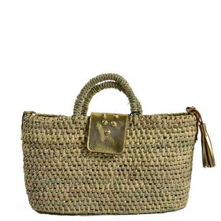 Virginie Darling Riviera Mini Rock Panier Osier Gold