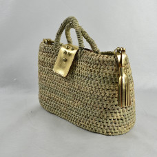 Virginie Darling Riviera Mini Rock Panier Osier Gold