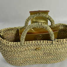 Virginie Darling Riviera Mini Rock Panier Osier Gold