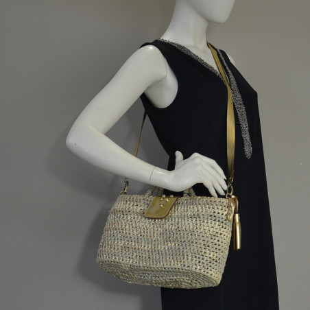 Virginie Darling Riviera Mini Rock Panier Osier Gold